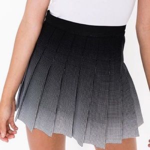 American Apparel Ombre Tennis Skirt M 4 6